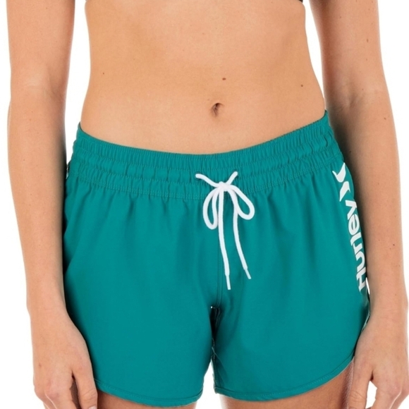 Hurley Women's Standard Boardshort Bottom, Emerald, New, Suze XS - Picture 1 of 5